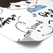 AFFIRMATIONS POSTER PERSONNALISÉ ENFANTS (Coin)