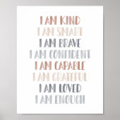 Affirmations pour les enfants Décoration de nurser (Devant)