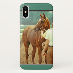 Affirmed Thoroughbred Racehorse 1978 iPhone X Hoesje