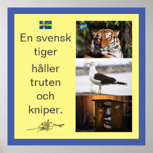 Affisch - En svensk tijger Poster
