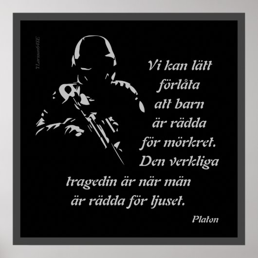 Affisch — Ljusskygg Poster (Voorkant)