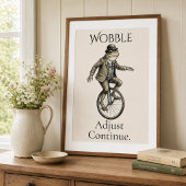 “Affole-toi, Ajuste, Continue” Affiche Brillante G