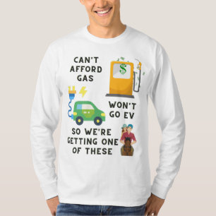 Afford Gas of EV kan dus geen paardenheekcadeau ko T-shirt