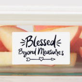 Afgeblazen boven Maatregelen Bijbelse Gezegden Mer Labels (Aangebracht)