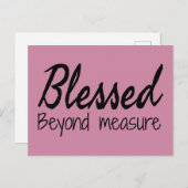 Afgeblazen maatregel briefkaart (Voorkant / Achterkant)