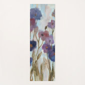 Afgebroken flora in Paars Yogamat (Voorkant)