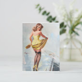 Afgebroken pop omhoog briefkaart (Staand voorkant)