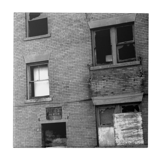 Afgedankte ruimte voor huur tegeltje (Voorkant)