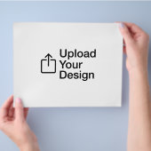 Afgedrukt vouwprogramma (u moet vul) flyer (Hand)