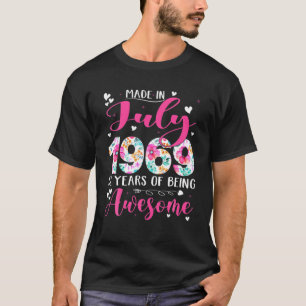 Afgegeven in juli 1969 bloemen 52 - daagse 52 jaar t-shirt