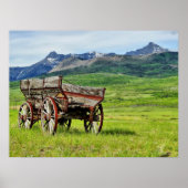 Afgekatende afdruk van wagon poster (Voorkant)