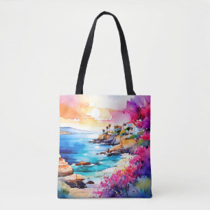 "Afgelegen strand" Draagtas