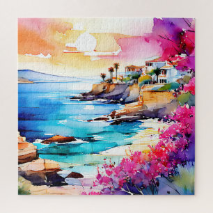 "Afgelegen strand" Legpuzzel