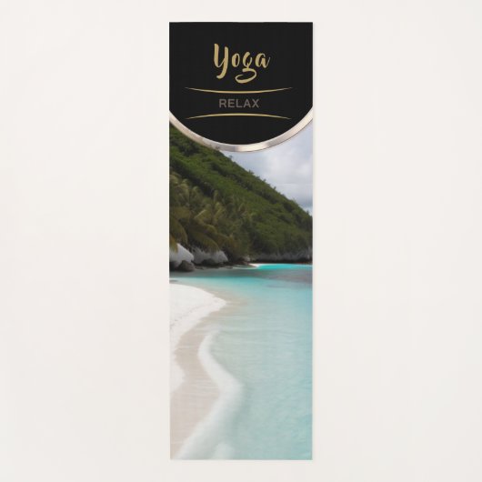 Afgelegen strand - Yoga Mat (Voorkant)