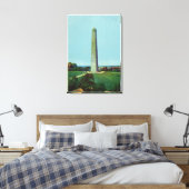 Afgelegen Uitzicht van het Bunkermonument Canvas Afdruk (Insitu (Slaapkamer))