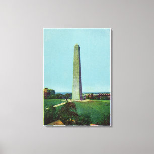Afgelegen Uitzicht van het Bunkermonument Canvas Afdruk