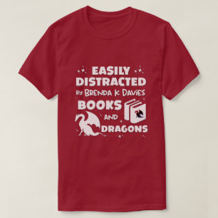 Afgeleid door Brenda K Davies Books en Dragons T-shirt