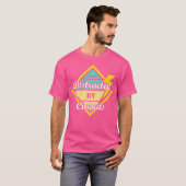 Afgeleid Door Circuits Elektro Arbeider Ingenieur T-shirt (Voorkant volledig)