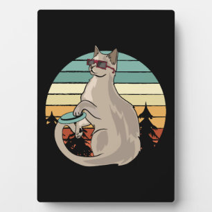 Afgeleid door jeeps en katten grappig T-shirt cade Fotoplaat