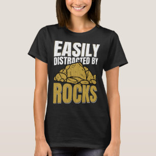 Afgeleid door Rocks Geology Geologist Rock Graphi T-shirt