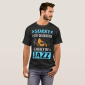 Afgeleide jazz t-shirt (Voorkant volledig)