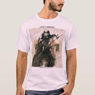 Afgelopen Knight medieval die één gevecht tegen T- T-shirt