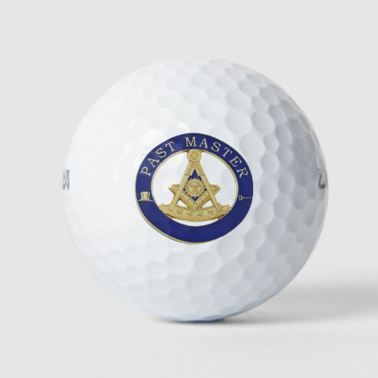 Afgelopen master golfballen (Voorkant)