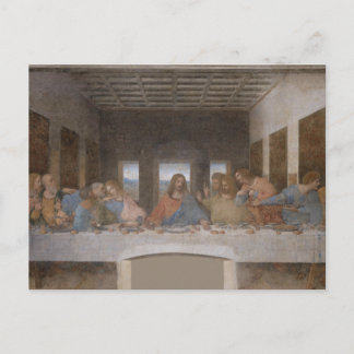 Afgelopen Supper Leonardo Da Vinci schilderen Briefkaart