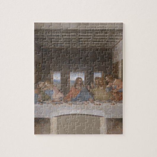 Afgelopen Supper Leonardo Da Vinci schilderen Legpuzzel (Verticaal)