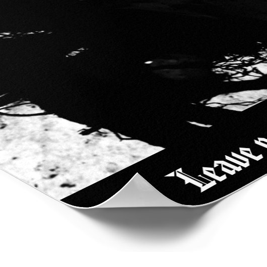 Afgelost van binnen poster (Hoek)