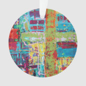 Afgeloste acrylversiering ornament (voorkant)