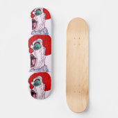 AFGEMAAKT CLOWN skateboard (Voorkant)