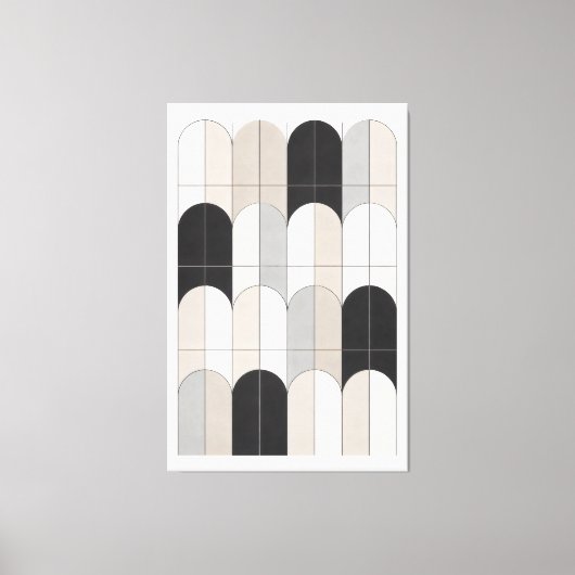 Afgemeten Stilte Canvas Afdruk (Voorkant)