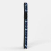 Afgerond blauw compartimentontwerp Case-Mate iPhone case (Achterkant/rechts)