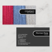 Afgerond Label - Darning Thread (Voorkant / Achterkant)