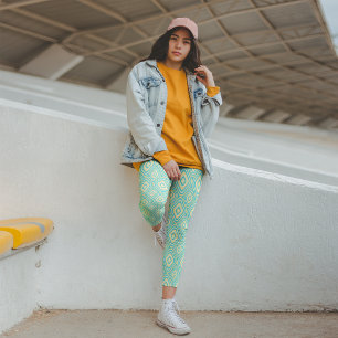 Afgerond retro leggings