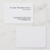 Afgeronde hoek Chubby Visitekaartje (Voorkant / Achterkant)