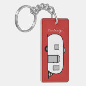 Afgeronde oplegger Thunder_Cove Sleutelhanger (Voorkant Links)