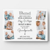 Afgeruste grootouders Citaat Foto collage Fotoplaat (voorkant)