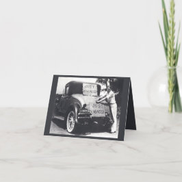 Afgescheiden, eenzaam, alleen, wenskaart kaart