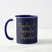Afgestemd in Elegant Navy Law of Attraction Script Mok (Links)