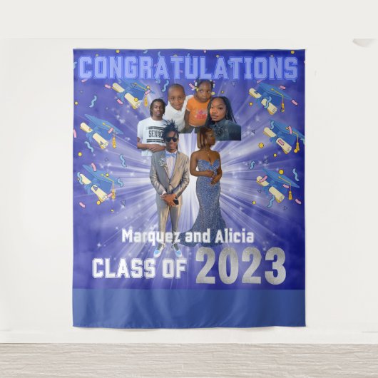 Afgestudeerd 2023 wandkleed (Voorkant)
