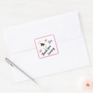 Afgestudeerd 2026 Bedankt voor uw komst Stickers