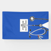 Afgestudeerd aan de medische faculteit spandoek (Horizontaal)