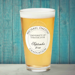 Afgestudeerd aan universiteit of hogeschool gepers glas