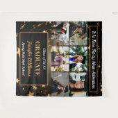 Afgestudeerd aangepaste foto collage naam klas jaa wandkleed (Voorkant (horizontaal))