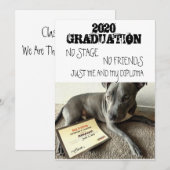 Afgestudeerd - Coronavirus 2020 - grappig Kaart (Voorkant / Achterkant)