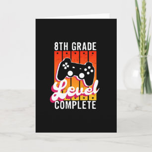 Afgestudeerd Gamer Afstuderen 8ste Klas Kaart