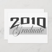 Afgestudeerd in 2010 aankondiging (Voorkant / Achterkant)