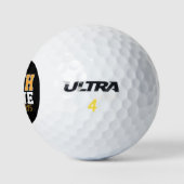 Afgestudeerd Klas Van 2025 Afstuderen Afgestudeerd Golfballen (Logo)